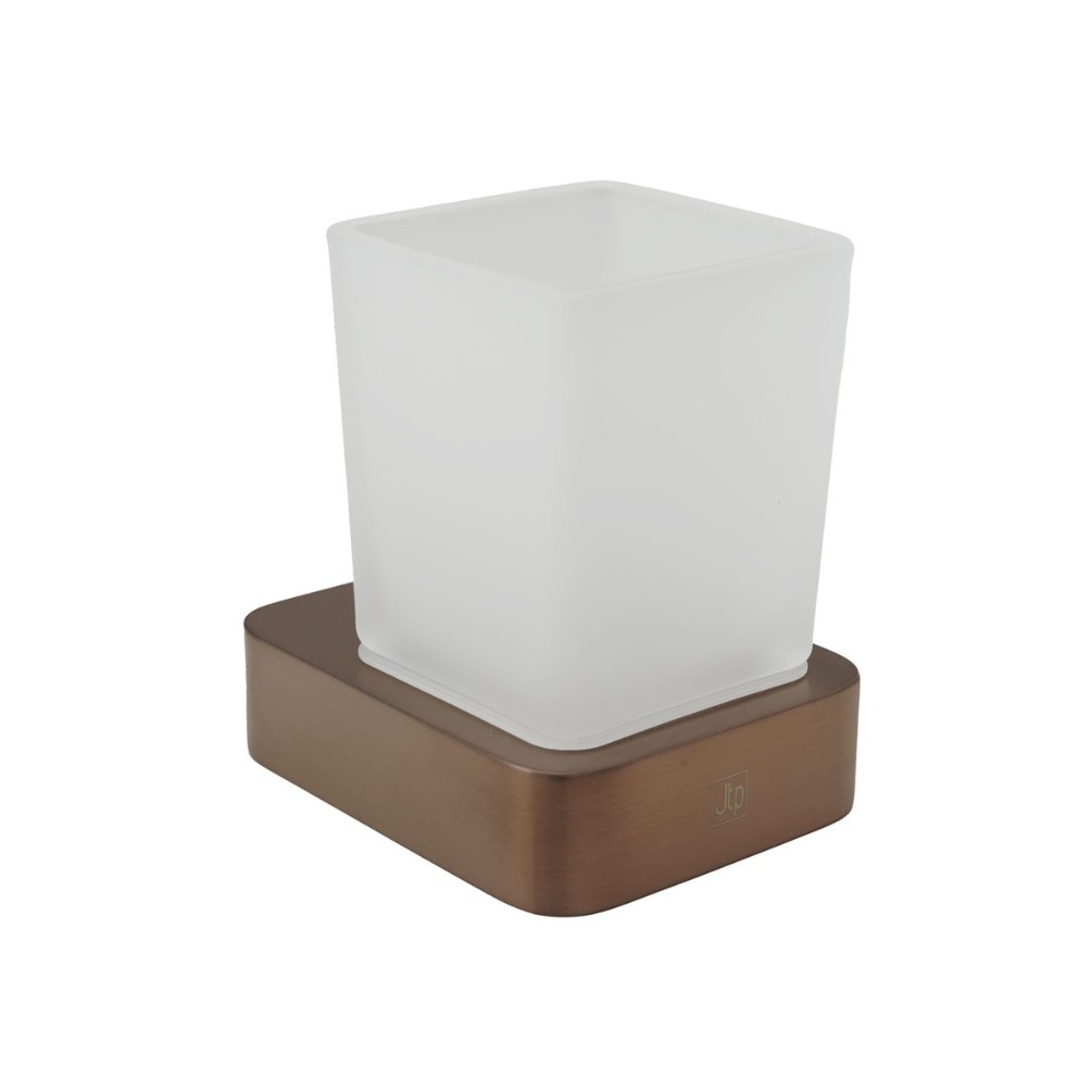 JTP Hix Brushed Bronze Tumbler Holder Cut Out